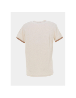 T-shirt col boutonné talih beige homme - Benson & Cherry