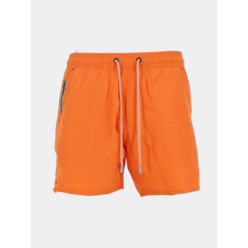 Short de bain palu orange homme - Benson & Cherry