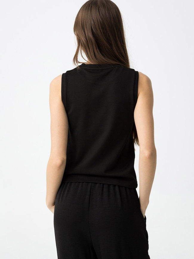 Débardeur stretch angeli noir femme - Tiffosi