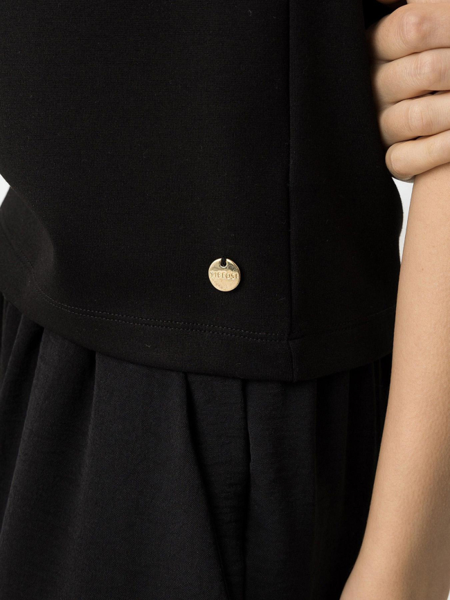 Débardeur stretch angeli noir femme - Tiffosi