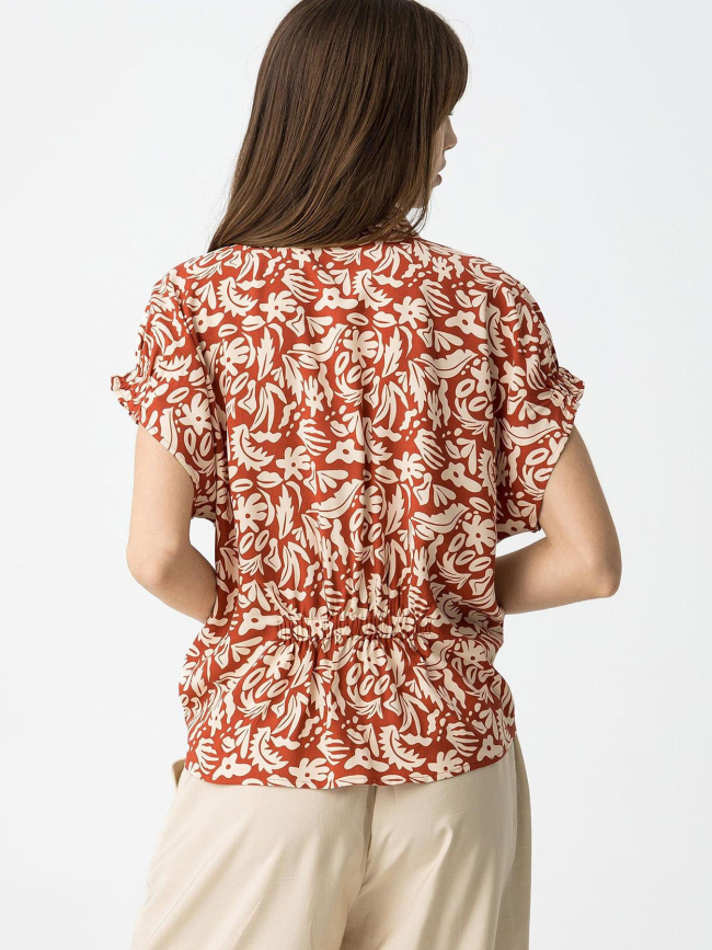 Chemise imprimé petala rouge femme - Tiffosi