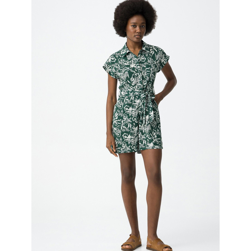 Combishort imprimé delilah vert femme - Tiffosi