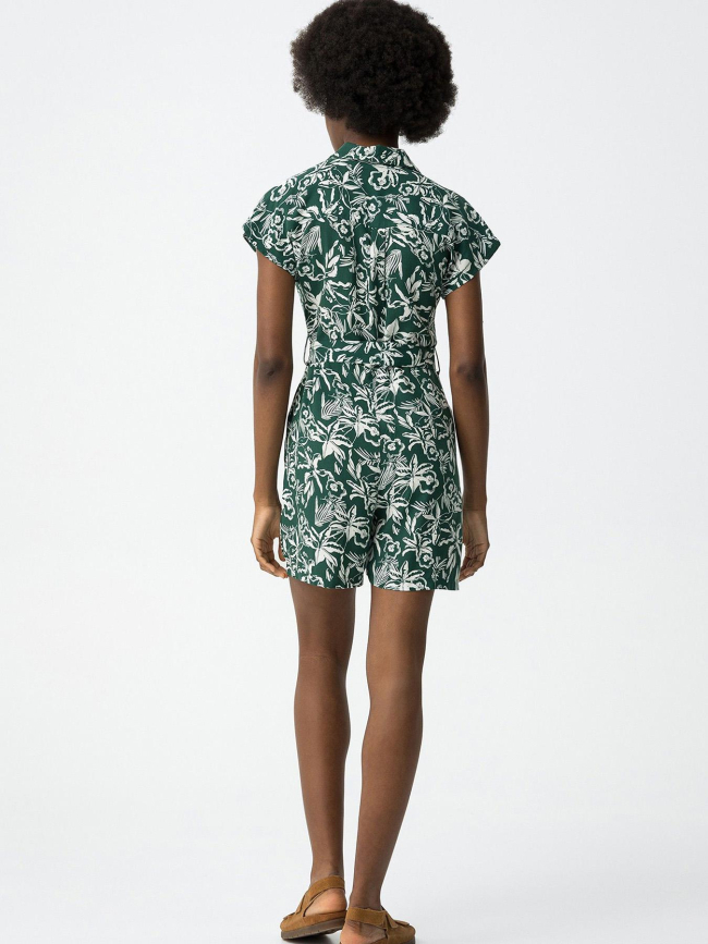 Combishort imprimé delilah vert femme - Tiffosi