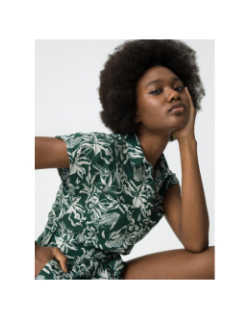 Combishort imprimé delilah vert femme - Tiffosi