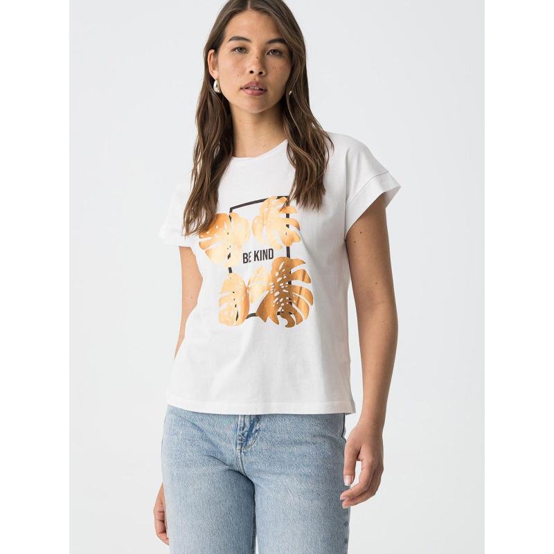 T-shirt kika blanc femme - Tiffosi