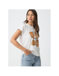 T-shirt kika blanc femme - Tiffosi