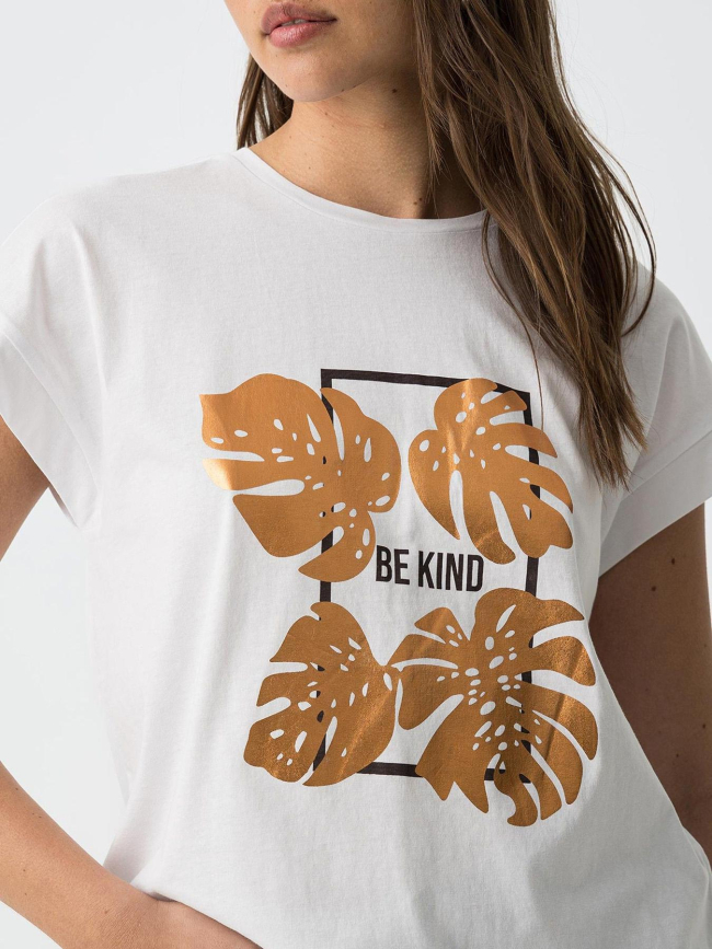 T-shirt kika blanc femme - Tiffosi