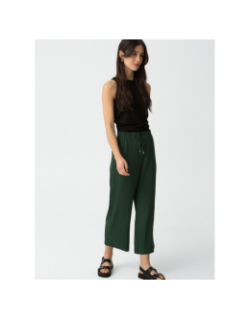 Pantalon fluide francesca vert femme - Tiffosi