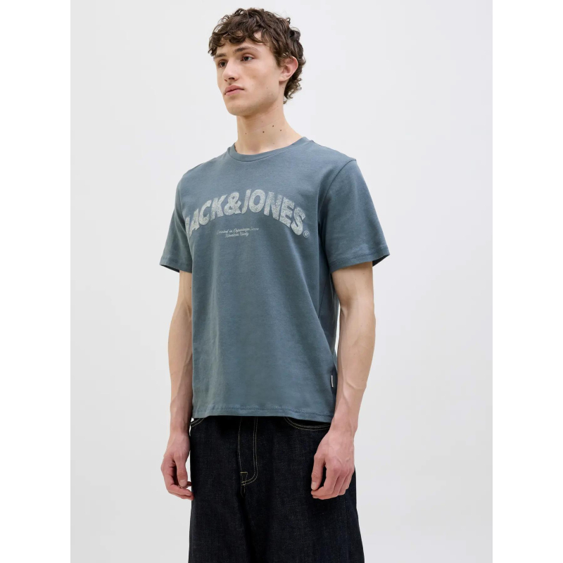 T-shirt almeria bold brand gris homme - Jack & Jones