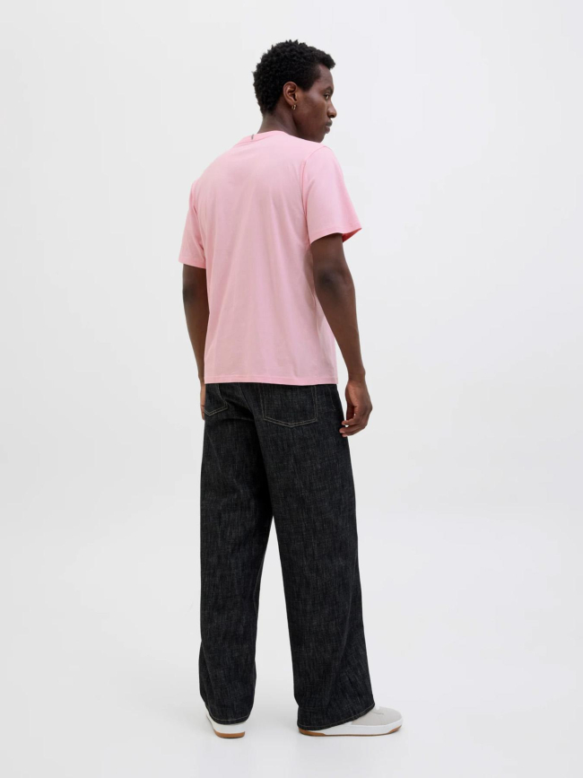 T-shirt frederiksberg box script rose homme - Jack & Jones