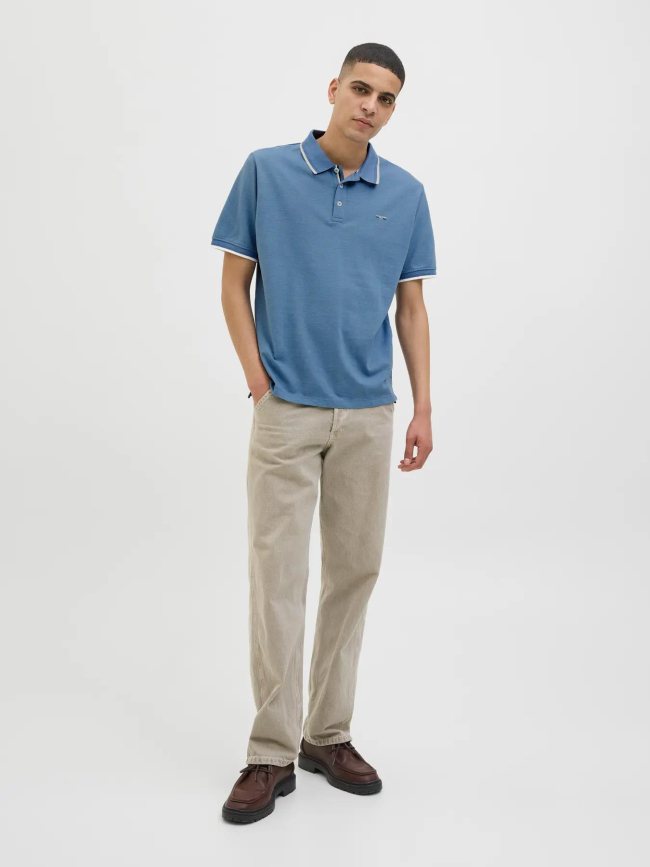 Polo blualves bleu homme - Jack & Jones