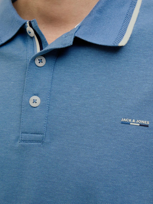 Polo blualves bleu homme - Jack & Jones