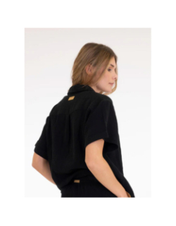 Chemise de plage oriane noir femme - Happy & So