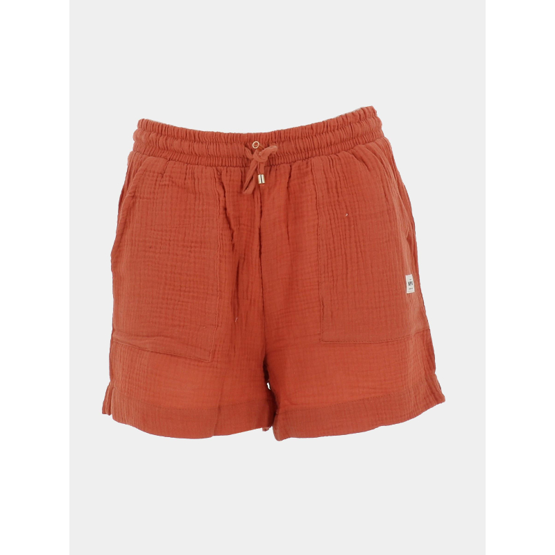 Short de plage vanessa sienne orange femme - Happy & So