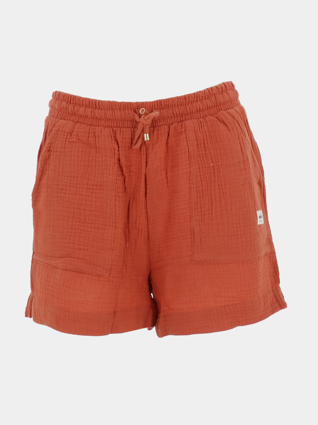 Short de plage vanessa sienne orange femme - Happy & So
