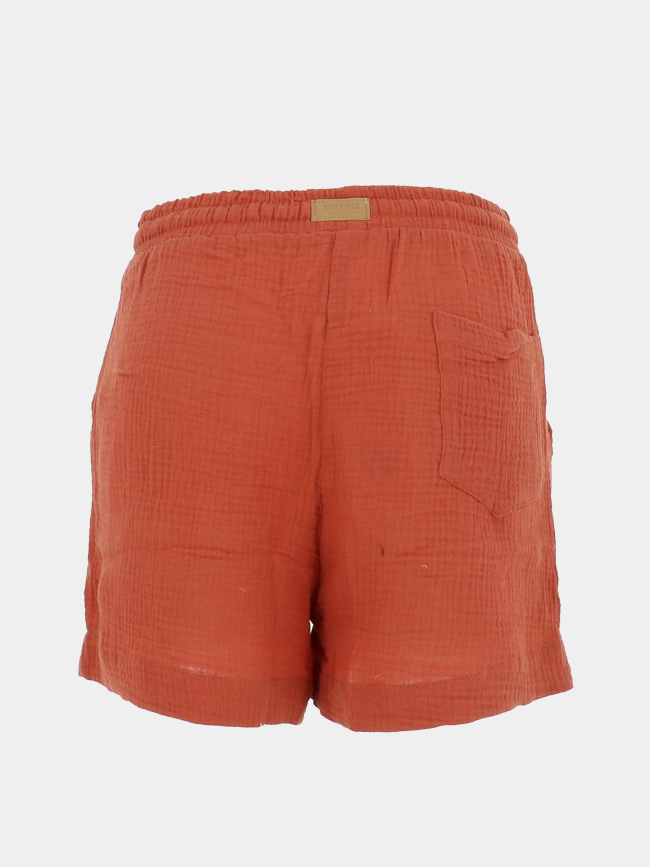Short de plage vanessa sienne orange femme - Happy & So