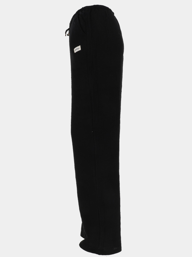 Pantalon de plage droit aurore noir femme - Happy & So