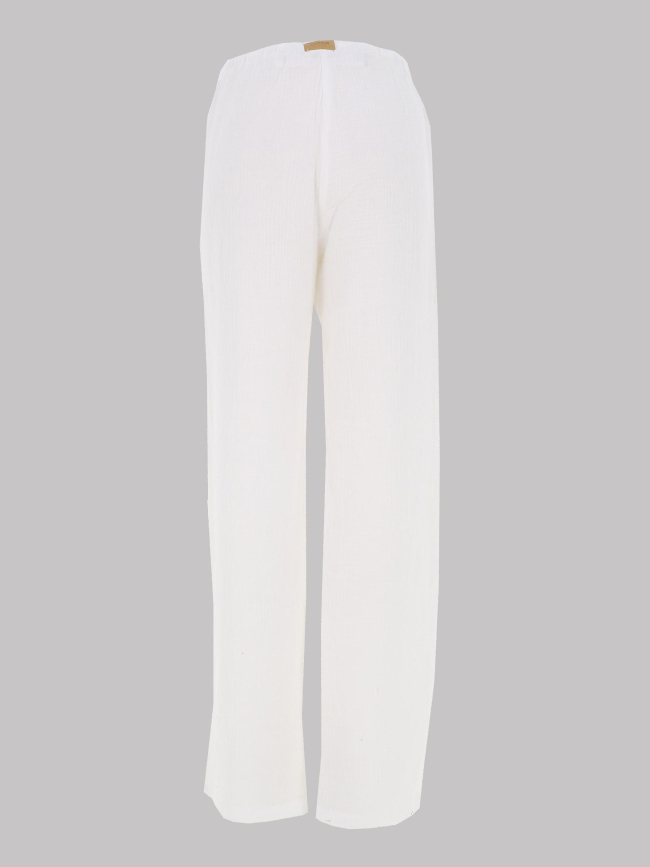 Pantalon de plage aurore blanc femme - Happy & So