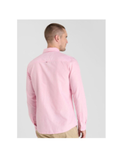 Chemise rayée biros goss rose homme - Le Temps Des Cerises