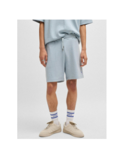 Short jogging côtelé nuwafflo bleu homme - Hugo