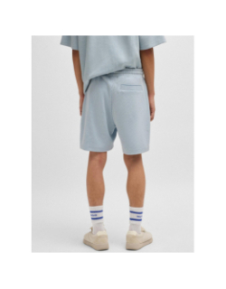 Short jogging côtelé nuwafflo bleu homme - Hugo