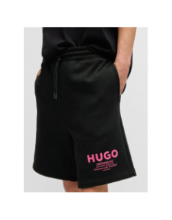 Short jogging en molleton nomario noir homme - Hugo
