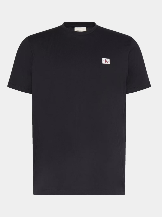 T-shirt badge 30s uni noir homme - Calvin Klein Jeans