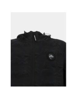 Veste à capuche réfléchissante ezra noir homme - Helvetica