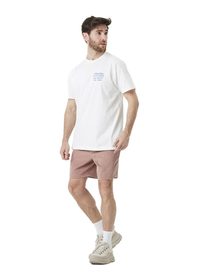 T-shirt à manches courtes squatchy blanc homme - Picture