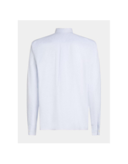 Chemise imprimée flex poplin bleu homme - Tommy Hilfiger