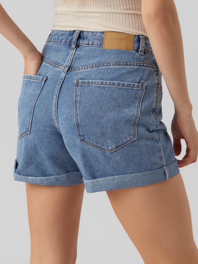 Short en jean loose zuri bleu femme - Vero Moda