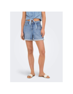 Short en jean josephine stretch bleu femme - Only
