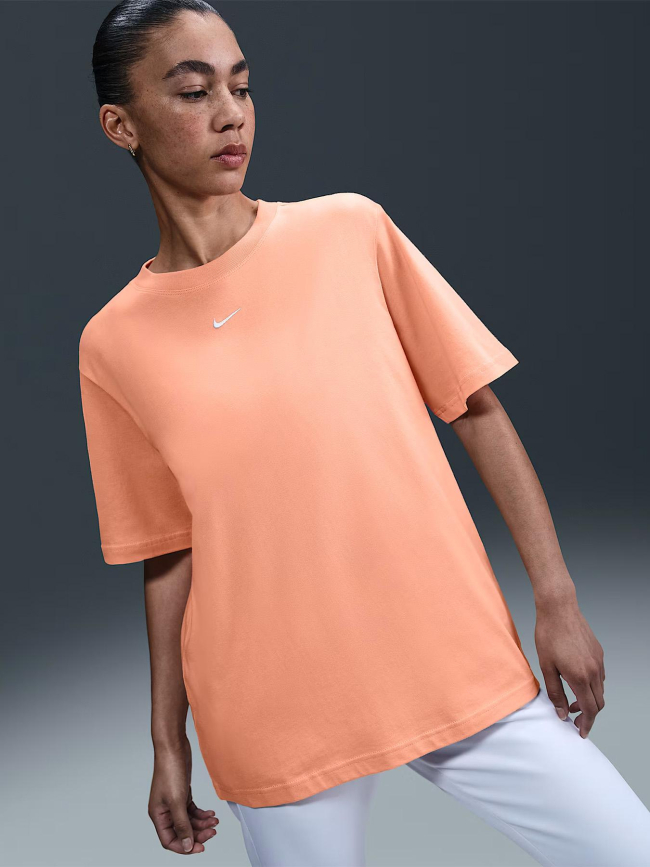 T-shirt nsw essential lbr orange femme - Nike
