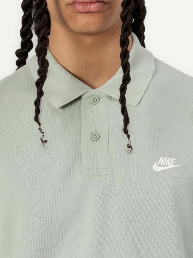 Polo club piqué vert homme - Nike