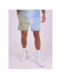 Short dégradé bicolore bleu vert homme - Project X Paris