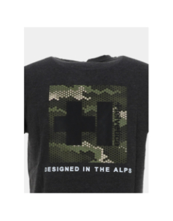 T-shirt blake chiné gris foncé homme - Helvetica