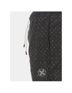 Short de bain micro-imprimé anthracite homme - Oxbow