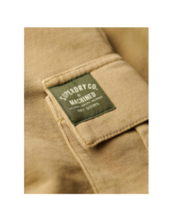 Short jogging cargo contrast stitch beige homme - Superdry