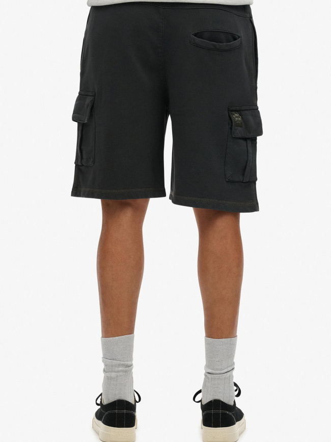 Short jogging cargo contrast stich gris homme - Superdry