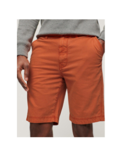 Short chino officier orange homme - Superdry