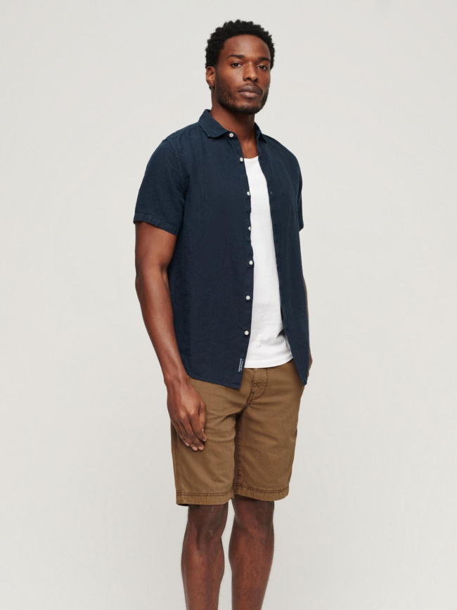 Short chino officier marron homme - Superdry