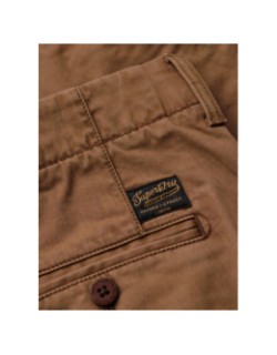 Short chino officier marron homme - Superdry