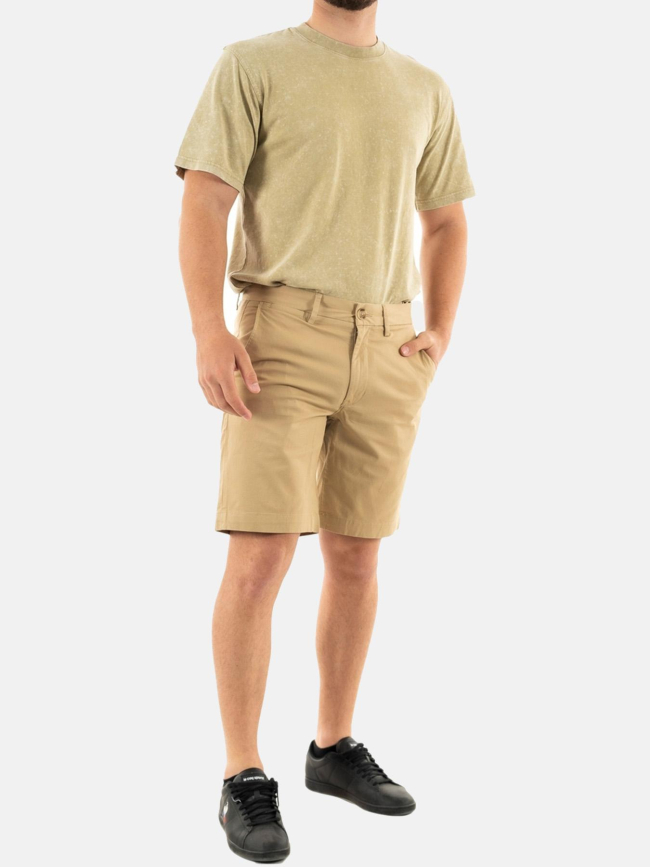 Short chino stretch beige homme - Superdry