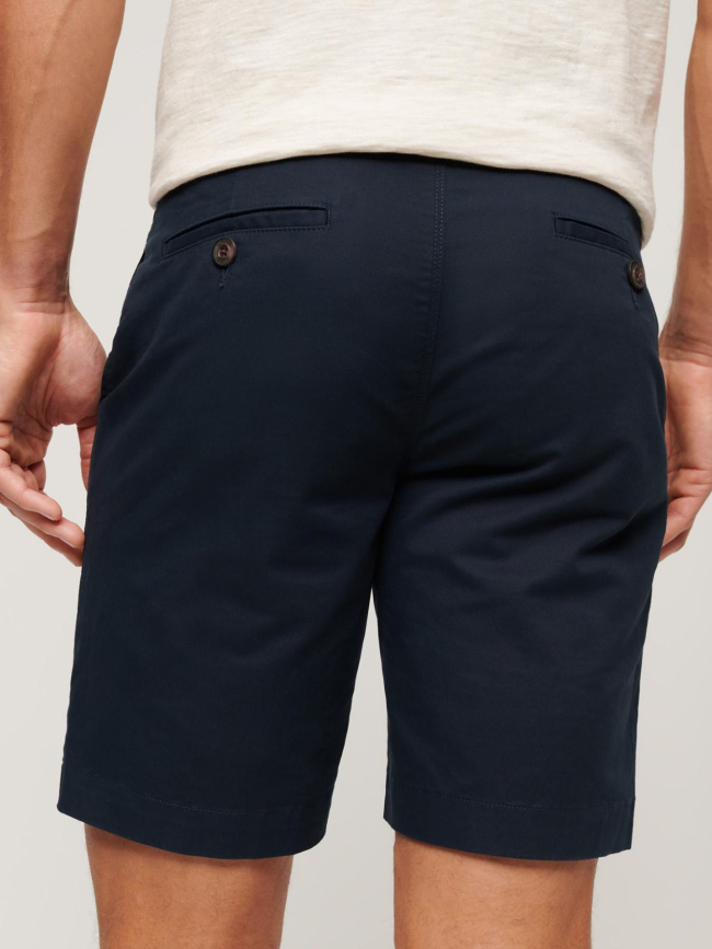 Short chino stretch eclipse bleu marine homme - Superdry