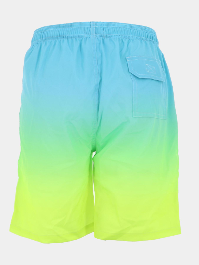 Short de bain orlando bleu et vert garçon - Lagon Bleu