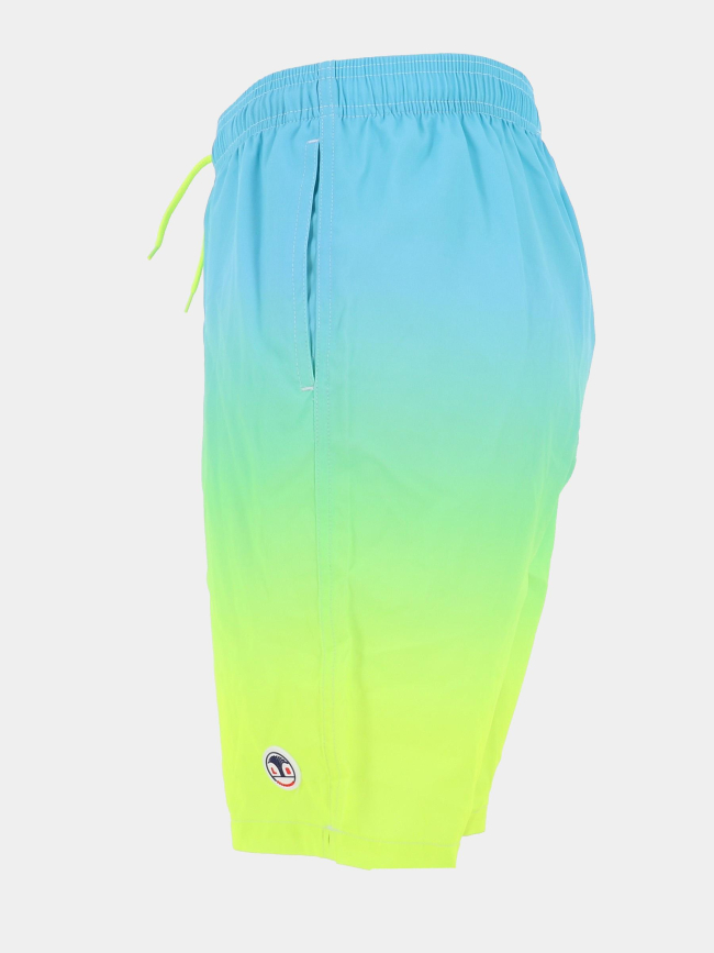 Short de bain orlando bleu et vert garçon - Lagon Bleu