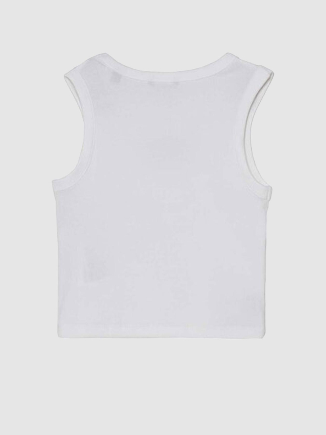 Débardeur crop midi blanc fille - Guess