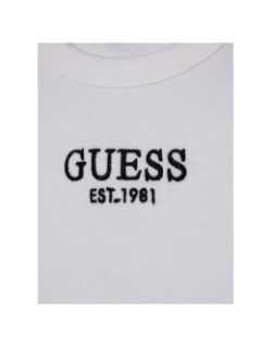 Débardeur crop midi blanc fille - Guess