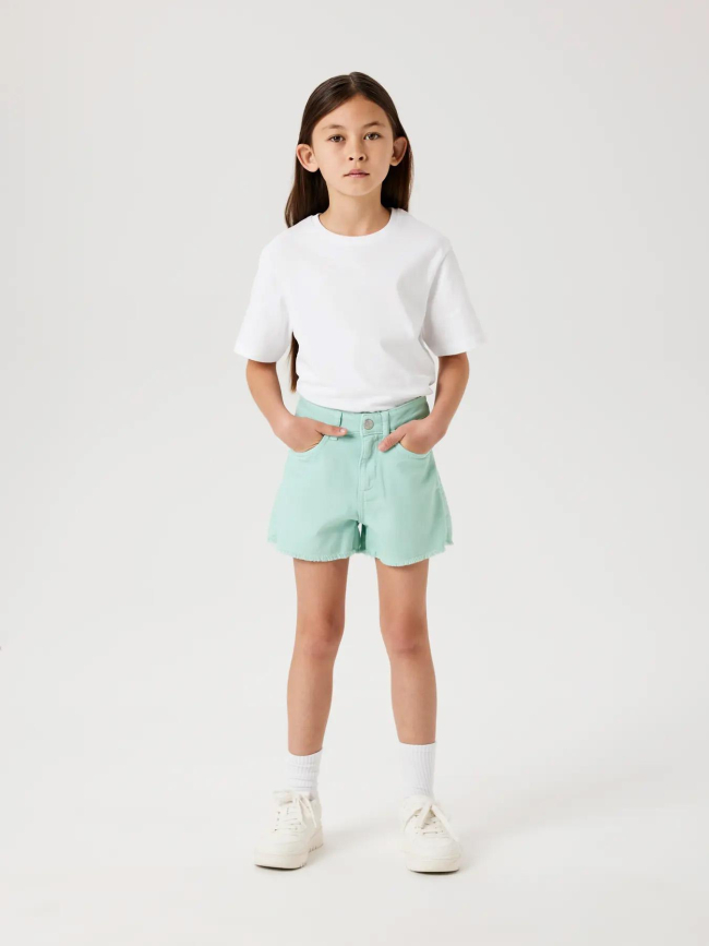 Short en jean nkfrose vert fille - Name It