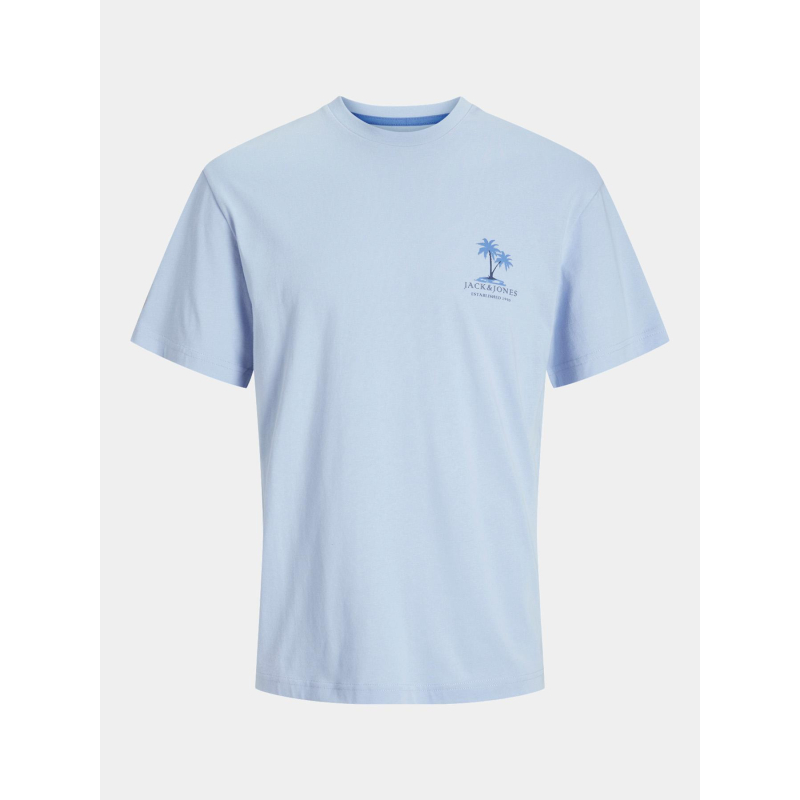 T-shirt jjsummer vibes bleu ciel homme - Jack & Jones
